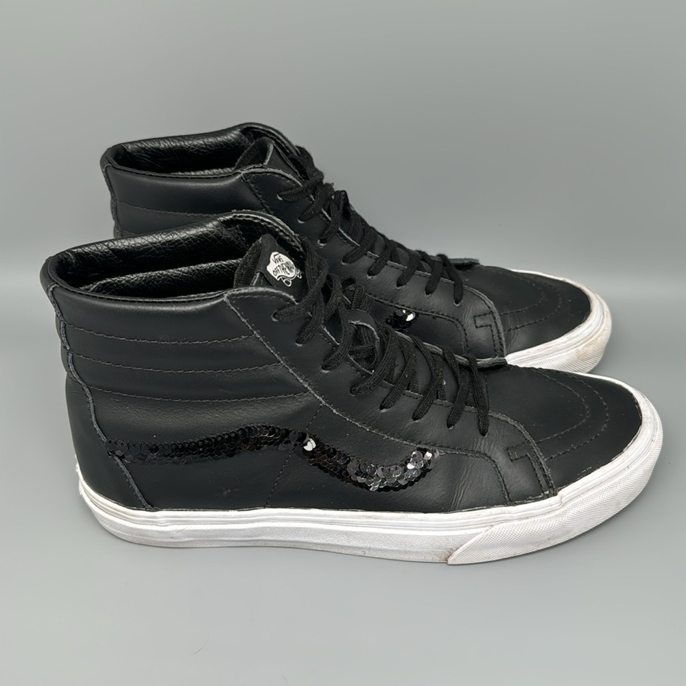 Vans Off‎ the Wall Sk8 Hi Leather Shoes Men’s Sz 8.5 / Women's Sz 10
